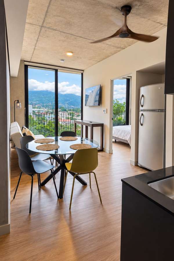 Beautiful furnished apartment is rented in Rohrmoser.