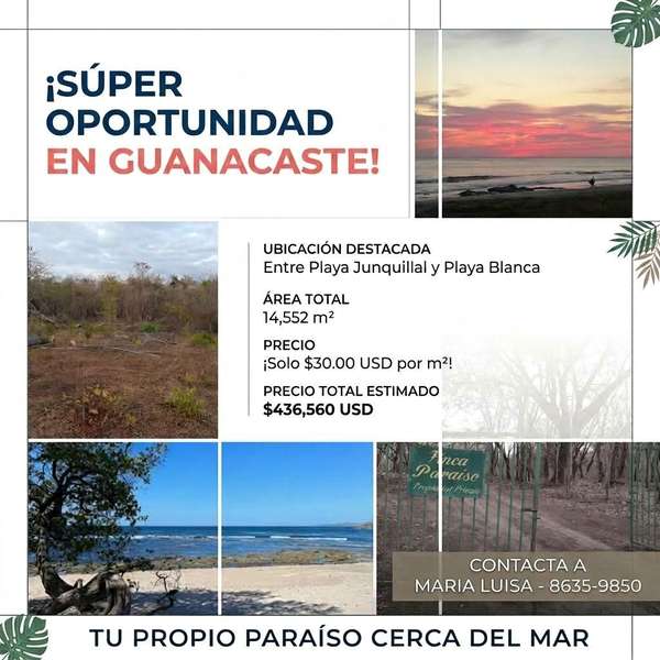 BIG INVESTMENT OPPORTUNITY IN WHITE BEACH, GUANACASTE
