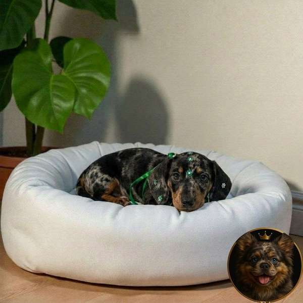 Cachorro Salchicha Miniature Arlequin Silver / Miniature Dachshund Dapple Silver available