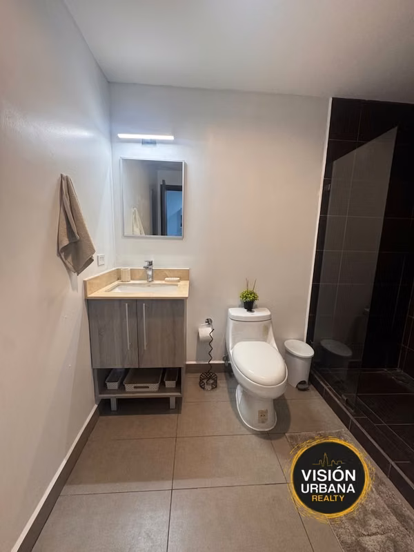 Apartamento Amueblado de 1 habitación en QBO
