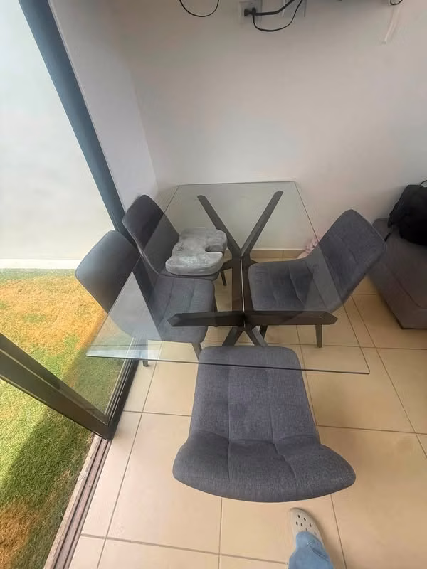 Glass table