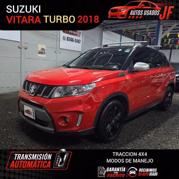 SUZUKI VITARA TURBO 2018 AUTOMATIC 4X4 ENGINE 1.400 CC TURBO ELECTRIC DISPLAY CAMERA FULL BACK EXTRAS