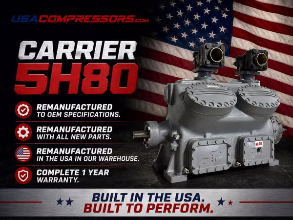 CARRIER 5H80 OPEN DRIVE COMPRESOR