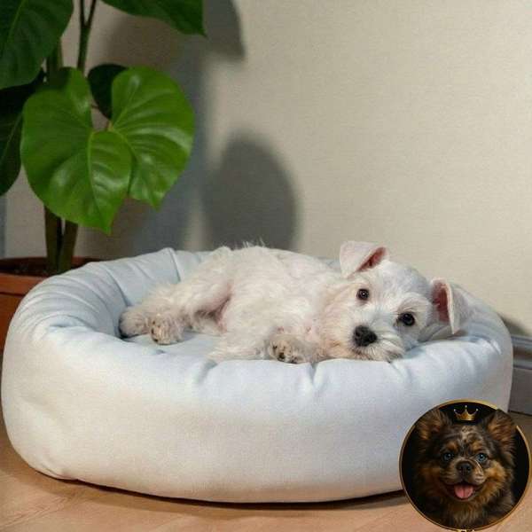 Cachorro Schnauzer White and Black Silver / Miniature Schnauzer White and Black Silver available