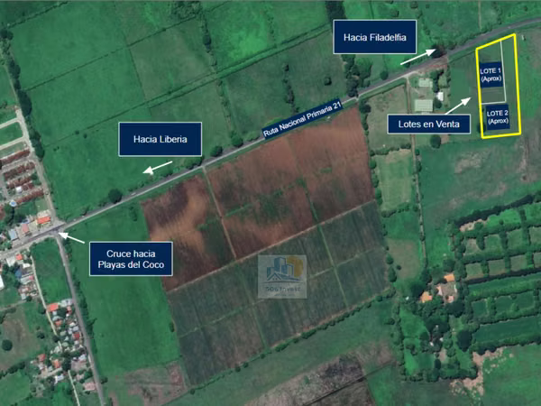 Lotes of 10,000 m ² for Sale Near Liberia Airport, Guanacaste