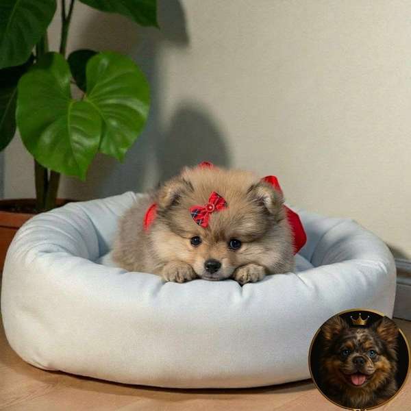 Cachorro POMERANIAN CARA DE OSO disponible