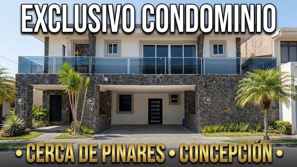VENTA CASA EN CONDOMINIO CERCA DE PINARES-GRANADILLA | 3 HAB | CONCEPCIÓN,LA UNIÓN 