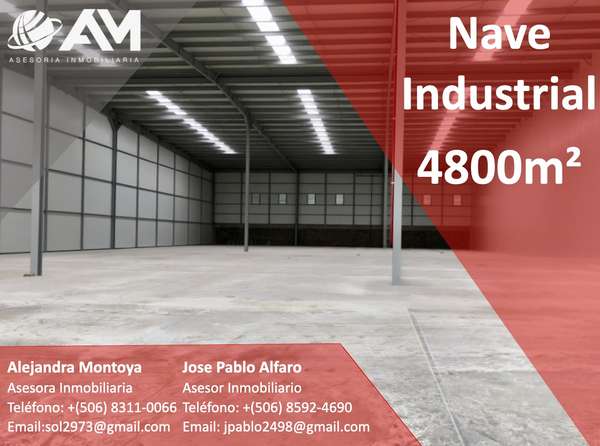 BODEGA EN ALAJUELA 4800m²