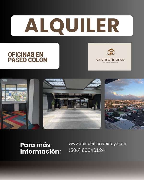Alquiler de 3 oficinas con la mejor ubicación de Paseo Colon