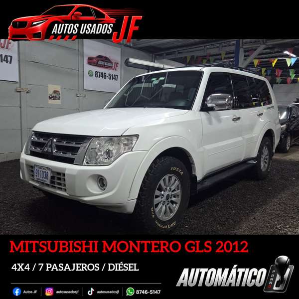 MITSUBISHI MONTERO GLS 2012 AUTOMATICO 4X4 TURBO DIESEL 7 PASAJEROS