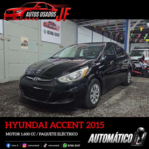 HYUNDAI ACCENT 2015 AUTOMATICO MOTOR 1600 CC MODO ECO PAQUETE ELECTRICO