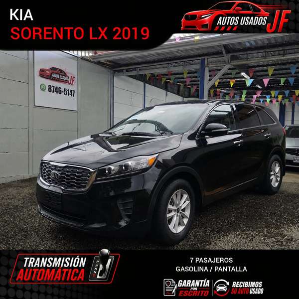 KIA SORENTO LX 2019 AUTOMATICO MOTOR 2400 MODO ECO 7 PASAJEROS PAQUETE ELECTRICO