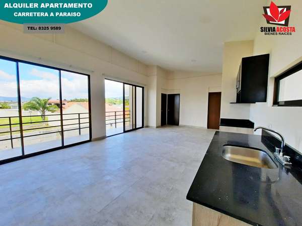 ALQUILER APARTAMENTO EN CARTAGO CARRETERA A PARAISO SEGUNDO PISO