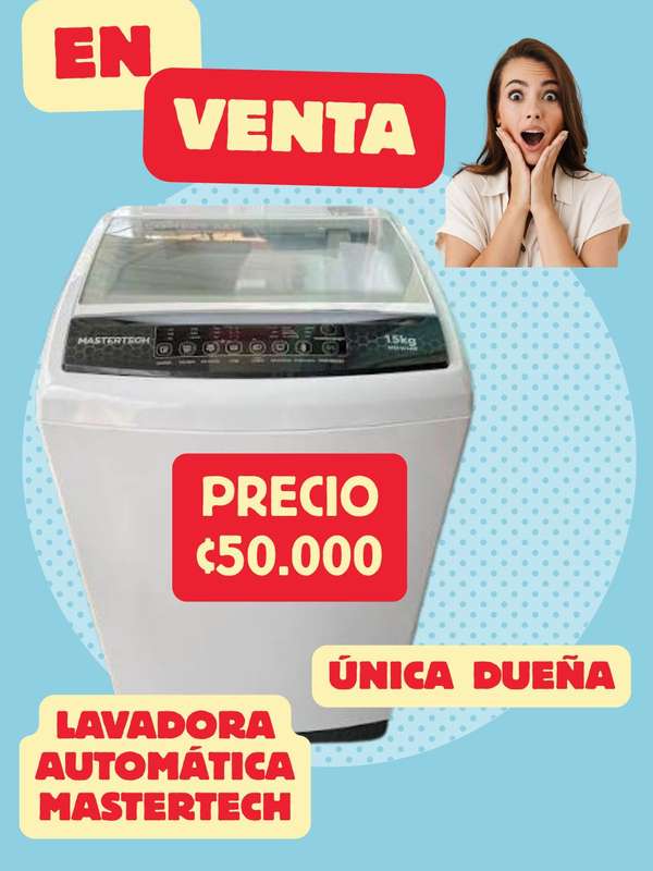 Lavadora Automática Mastertech