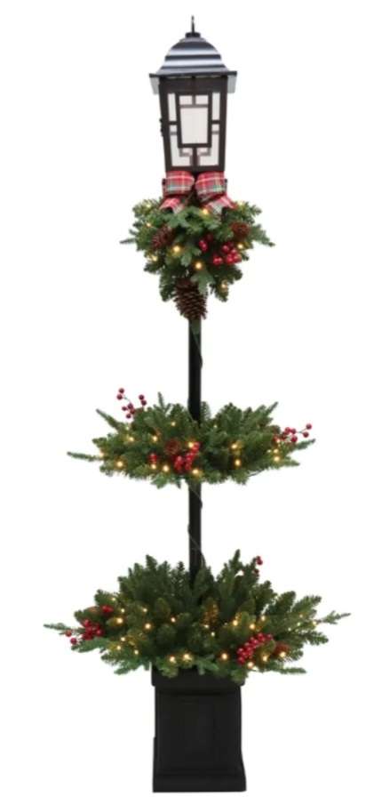 FAROL NAVIDEÑO 180CM DECORATIVO CON LUZ H