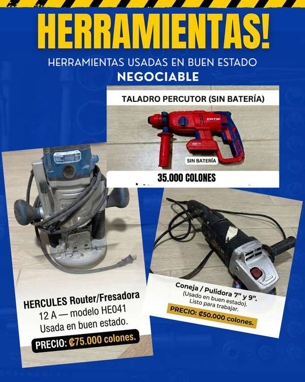 herramientas varias