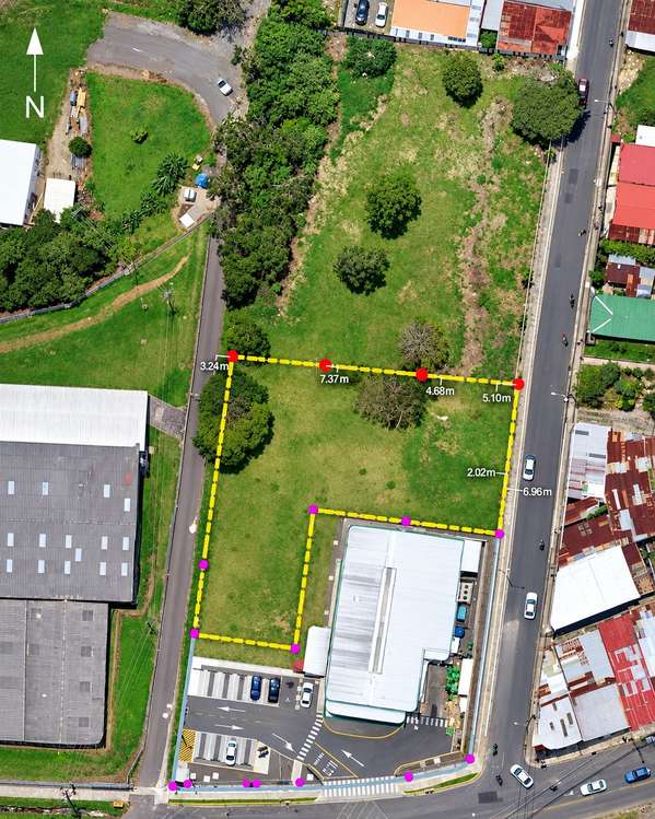 Lote comercial/industrial 1.634m² Ipís Goicoechea