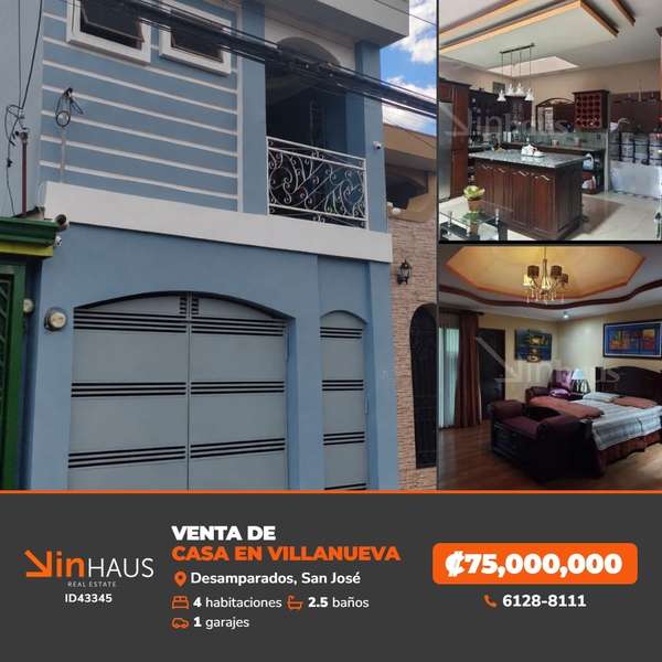 Venta de casa en oportunidad en Desamparados, Villanueva. -EU ID43345