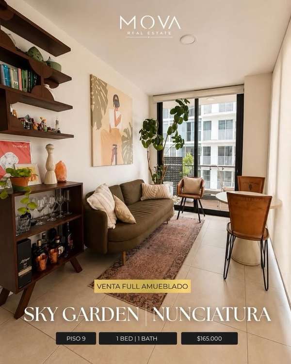 APARTAMENTO EN VENTA NUNCIATURA ROHRMOSER AMUEBLADO 