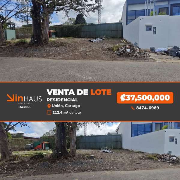 Se Vende Lote , San Ramón Tres Ríos /RA