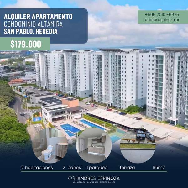 AE ARQUITECTURA | VENTA APARTAMENTO ALTAMIRA HEREDIA AE 1304