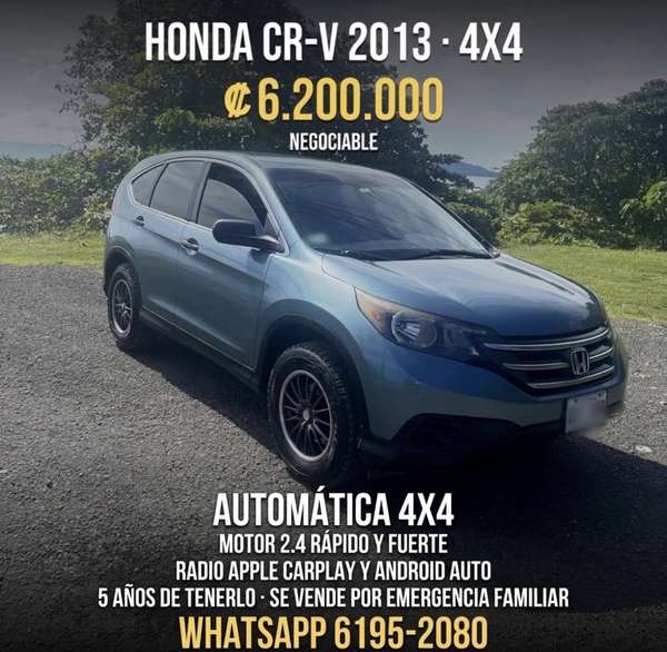 Se vende crv año 2013 en buen estado