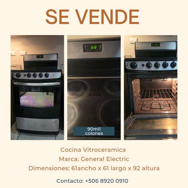 Se vende Cocina General Electric
