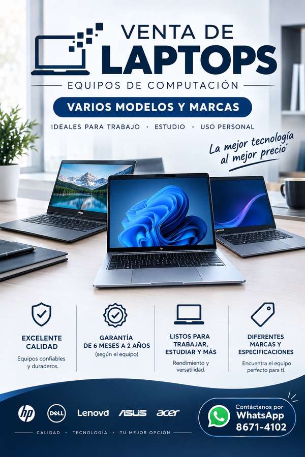 LAPTOP BARATA - CON GARANTÍA 