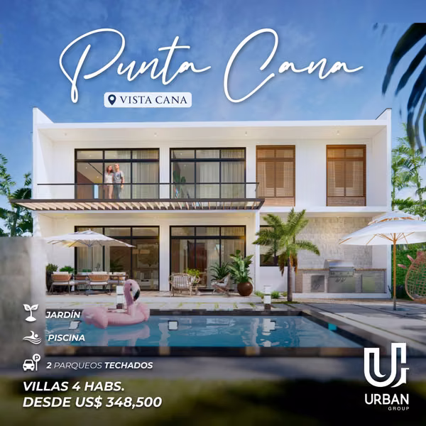 Villas de 4 Habitaciones en Vistacana Punta Cana