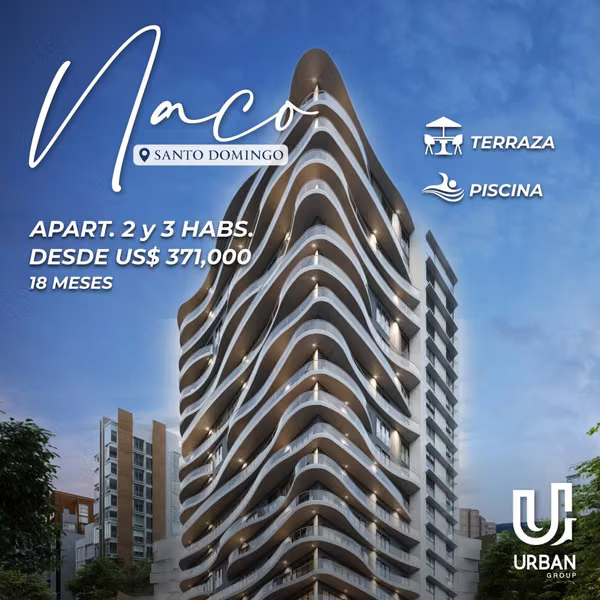 2 and 3 bedroom apartments in Naco