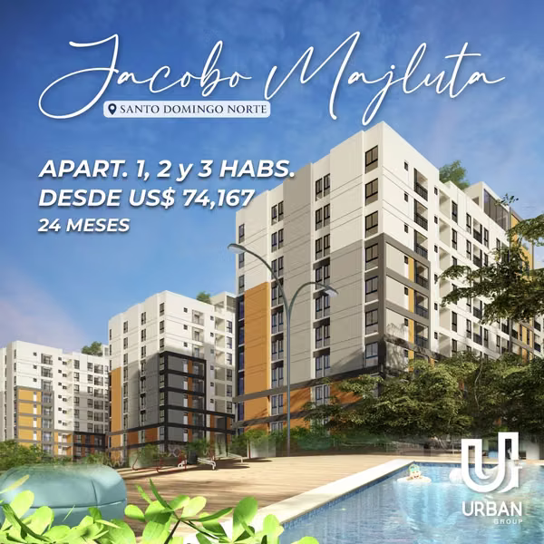 Apartments in the Jacobo Majluta from US$74,167