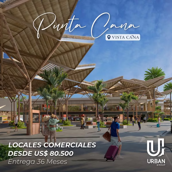 Locales Comerciales desde US$80,500 en Vistacana Punta Cana