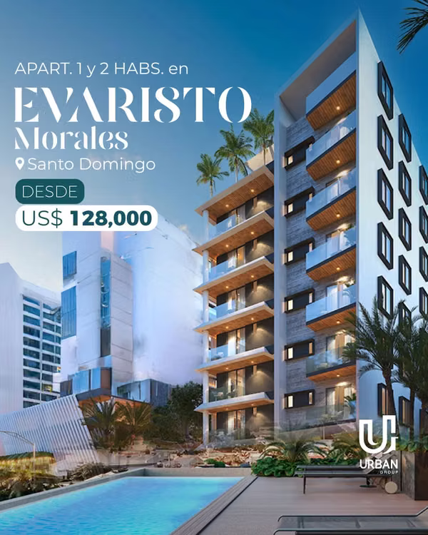 1 Room + Studio Apartments from US$154,900 in Evaristo Morales