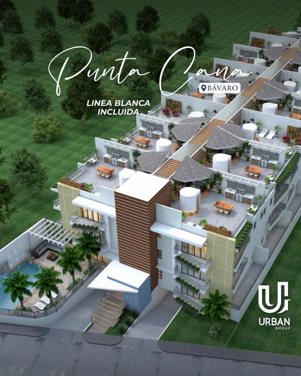 Apartamentos de 2 Habitaciones desde US$175,900 Cerca de la Playa