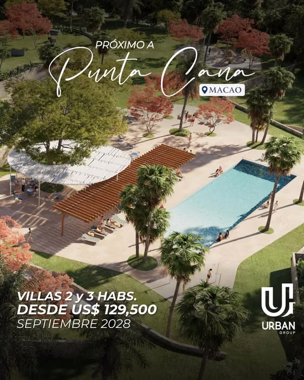Villas de 2 y 3 Habitaciones desde US$ 129,500 en Macao