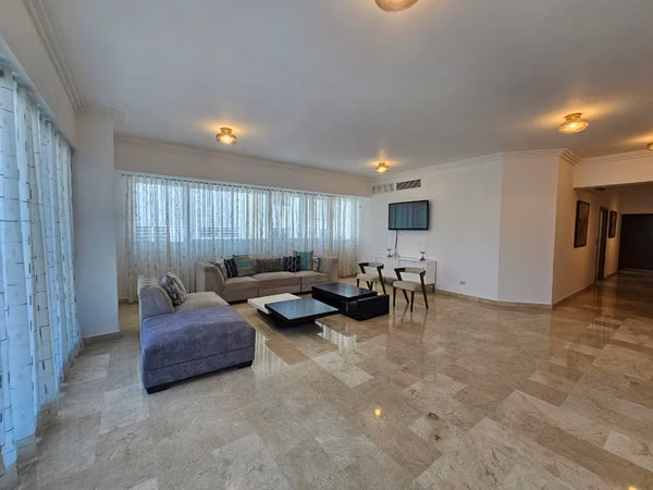 Apartment for rent in Piantini / furnished 3 bedrooms