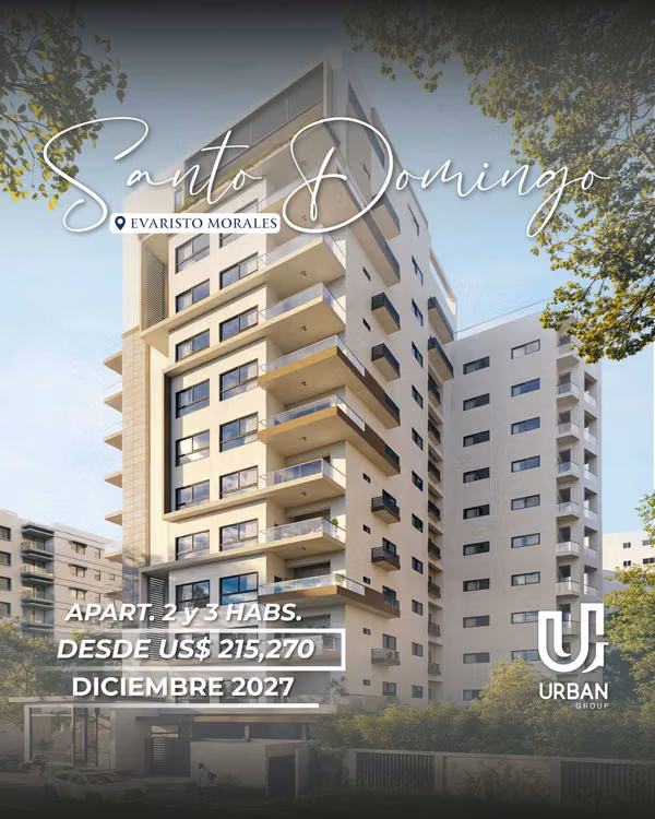 2 and 3 bedroom apartments in Evaristo Morales
