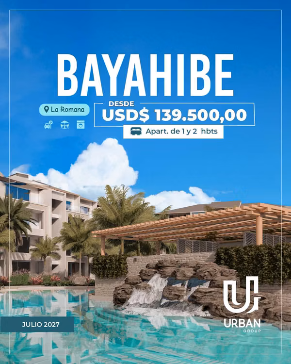 Apartamentos de 1 & 2 Habitaciones en Dominicus Bayahibe