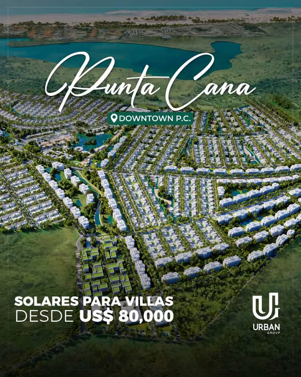 Solares Para Villas desde US$80,000 en Punta Cana