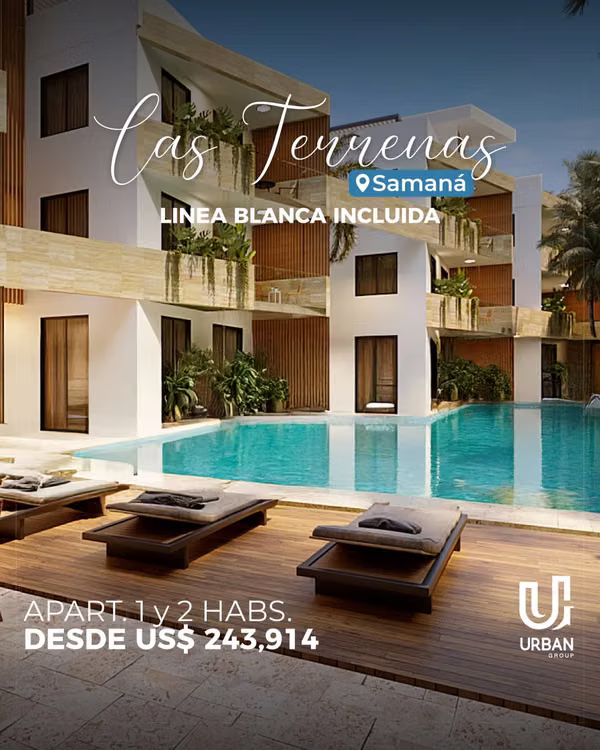 Apartamentos de 1 y 2 Habitaciones En Las Terrenas