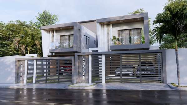 Casas en construccion en los hidalgos, Km 14 Autopista Duarte