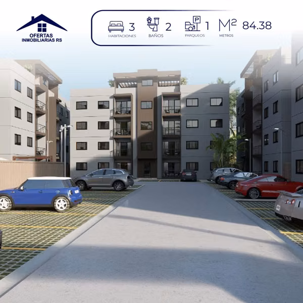 Proyecto de apartamentos en venta ubicado próximo a la autopista las américas