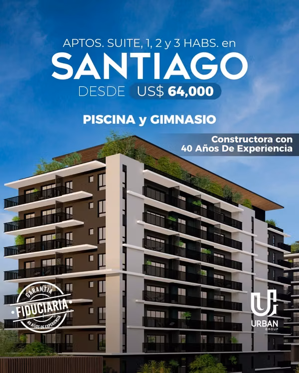 Apartamentos SUITE, 1, 2 y 3 Habitaciones en Santiago