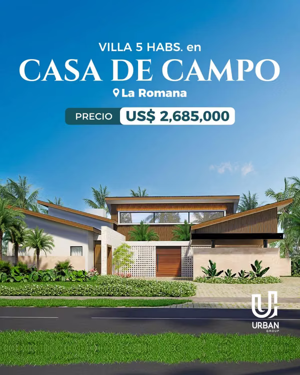 Villa De 5 Habitaciones En Casa De Campo
