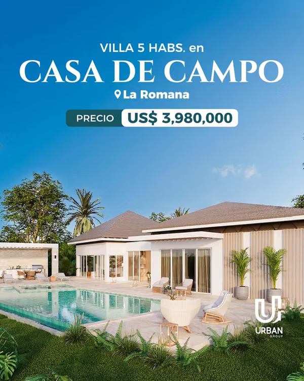 Villa De 5 Habitaciones En Casa De Campo