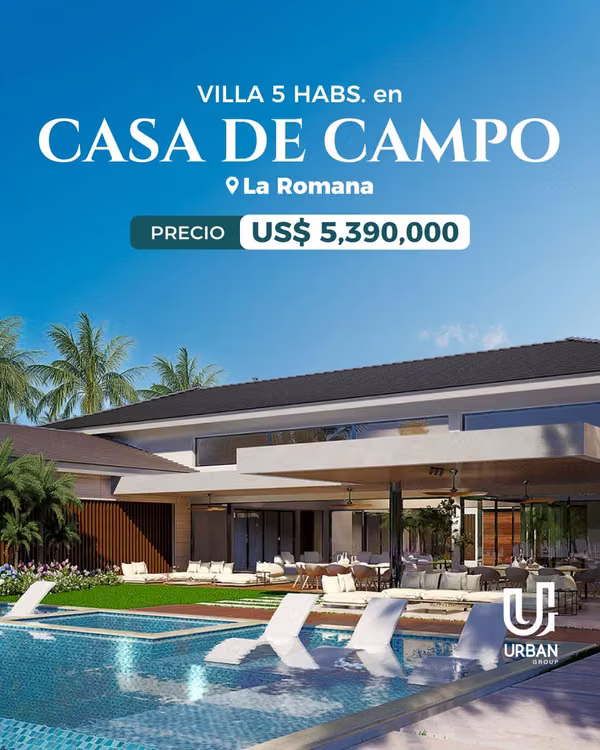 Villa De 5 Habitaciones En Casa De Campo