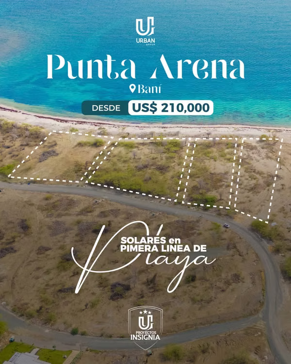 Solares En Primera Linea De Playa En Puntarena Bani