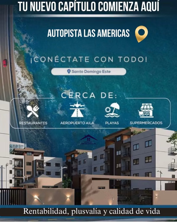 Ventas de apartamentos ideal para vivir o invertir