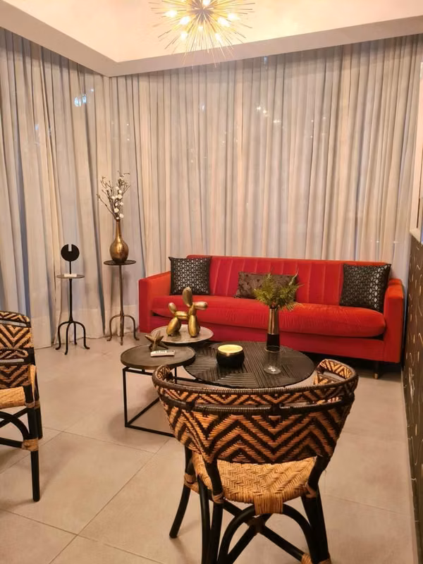 Apartamento amueblado de  1 dormitorio en Piantini