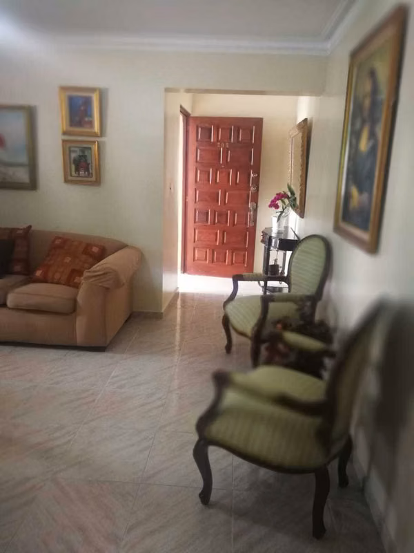 Apartamento amueblado en alquiler de 3 habitaciones en piantini